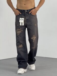 شلوار جین بگ مردانه کد 0006-7