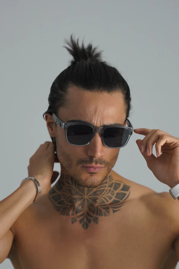 عینک مردانه مشکی کد 1203-10 - Image 3