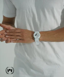 ساعت جی شاک مردانه سه موتوره بنددار کد 0003