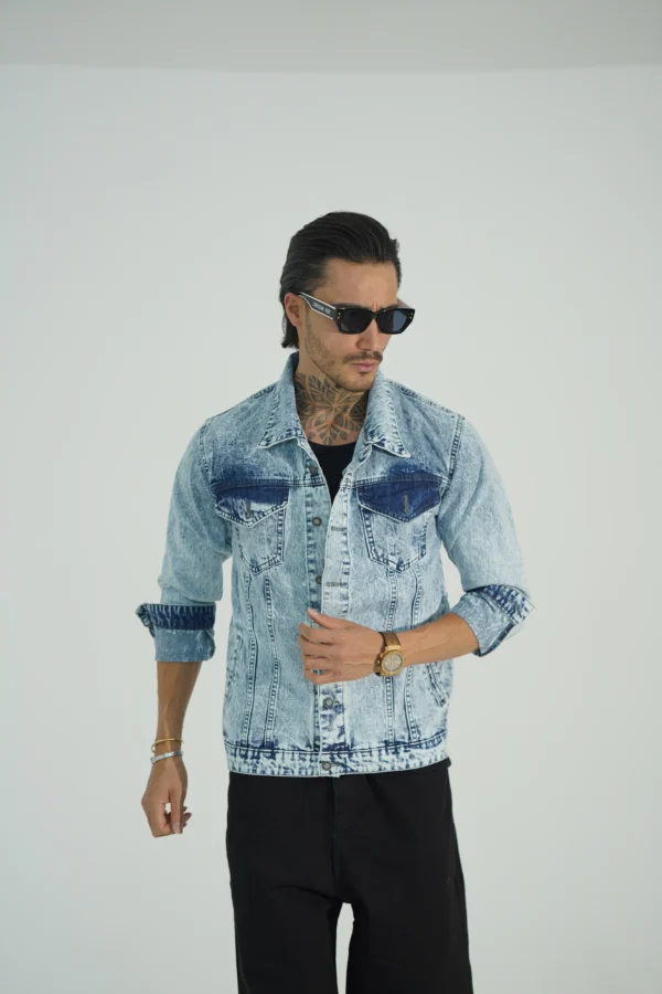 کت جین مردانه کد 3014 - Image 4