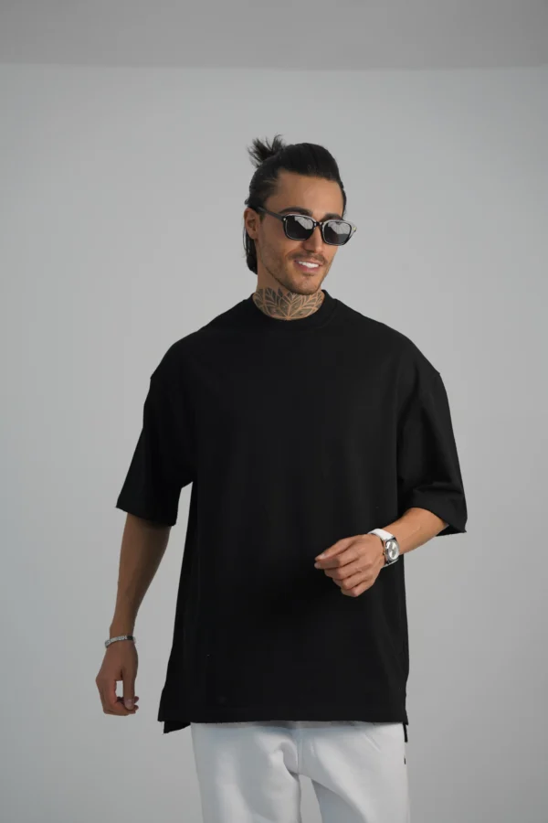 تیشرت پنبه دو رو مردانه کد 2005 - Image 4