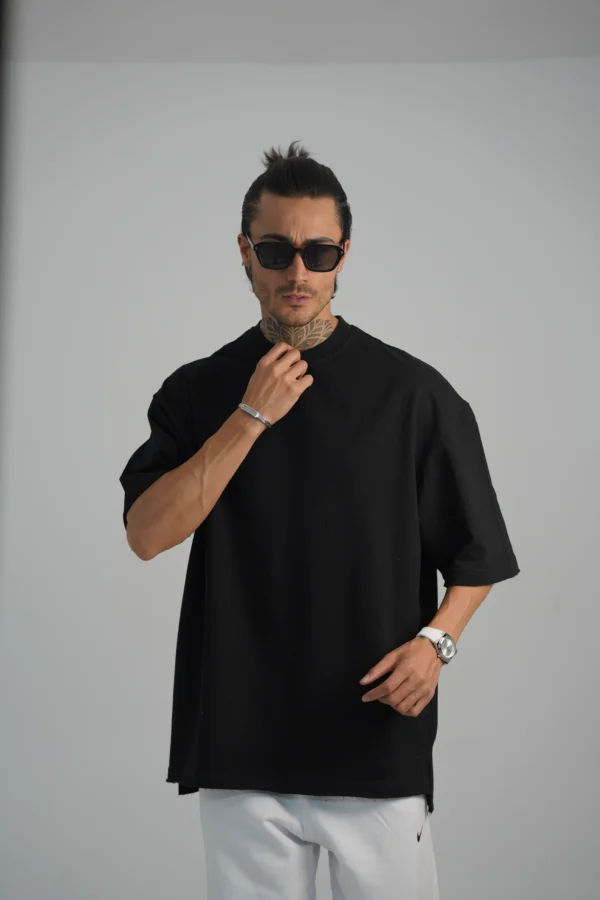 تیشرت پنبه دو رو مردانه کد 2005 - Image 5