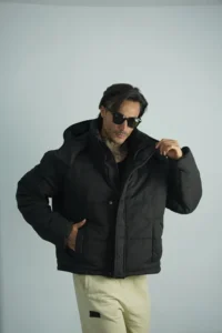 کاپشن باکسی مردانه کد 3044