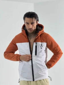 کاپشن مردانه دو رنگ کد 3022