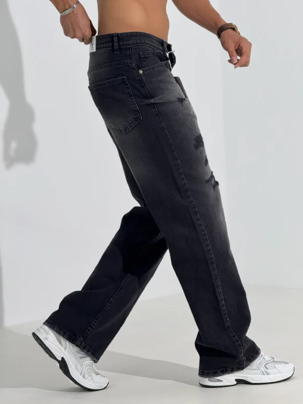شلوار جین بگ مردانه کد 0006-6 - Image 4