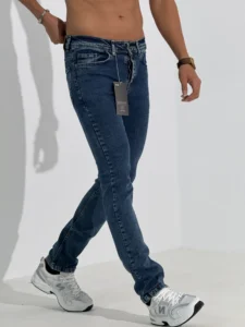 شلوار جین راسته مردانه کد 20808-3