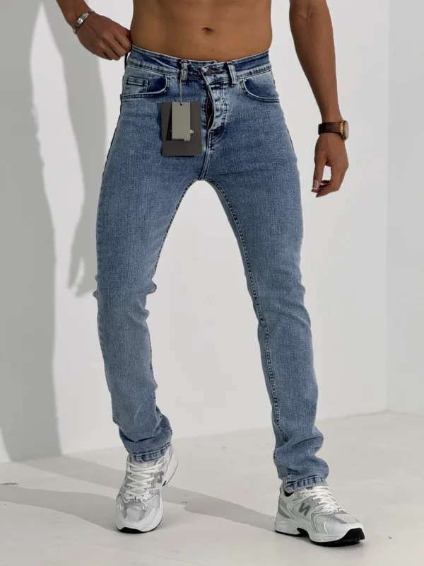 شلوار جین راسته مردانه کد 20808-2 - Image 3