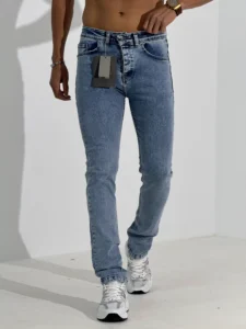 شلوار جین راسته مردانه کد 20808-2