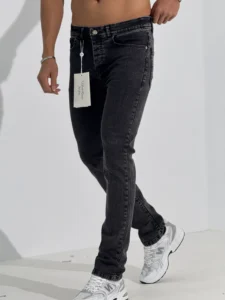 شلوار جین راسته مردانه کد 20808-4