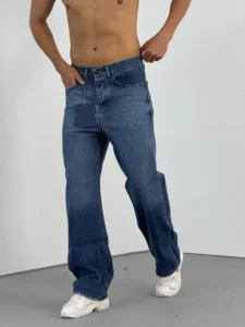 شلوار جین بگ مردانه کد 0006-10
