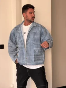 کت جین کاستوم شده کد 3038-1