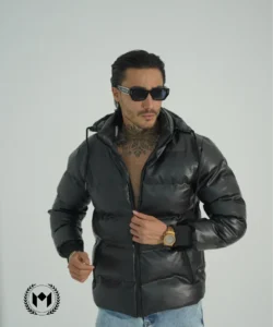 کاپشن چرم مردانه کد3017