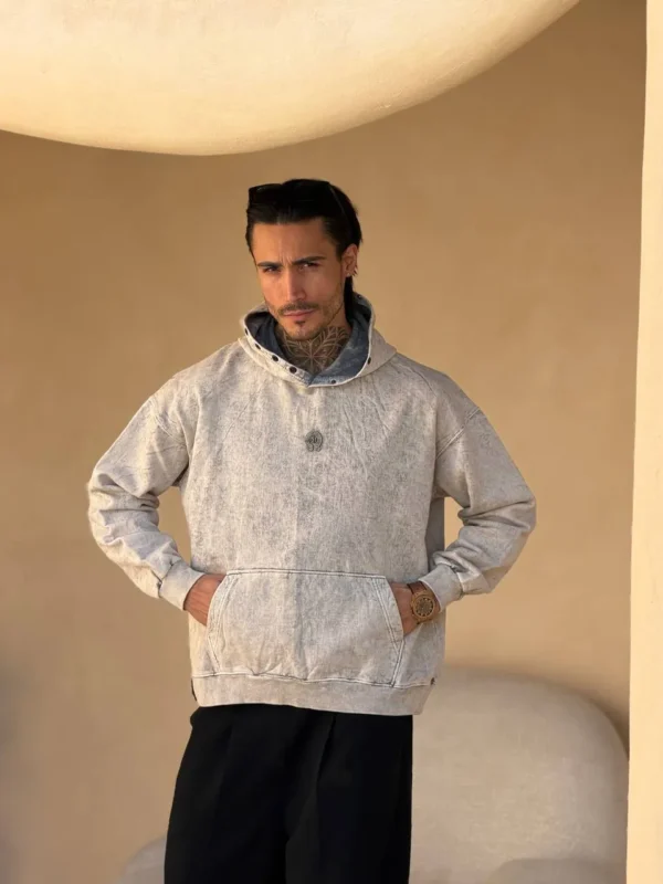 هودی سنگشور مردانه کد 3071-3 - Image 3