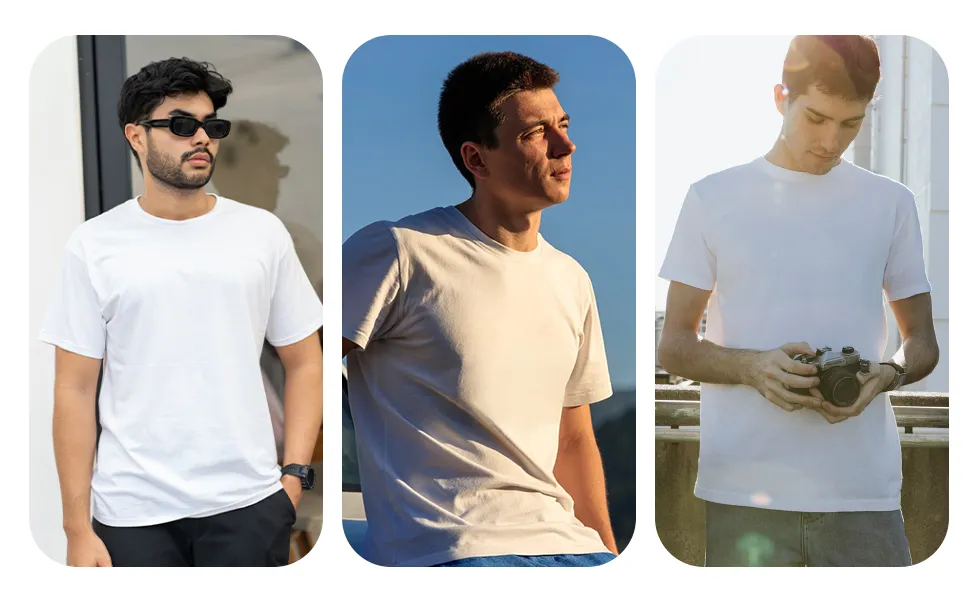 با تیشرت سفید چه شلواری بپوشیم؟ 1 https://mosimode.co/product-category/t-shirt/