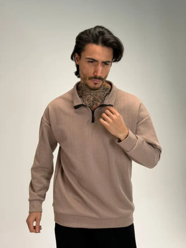 نیم زیپ مردانه کد 10362 - Image 3