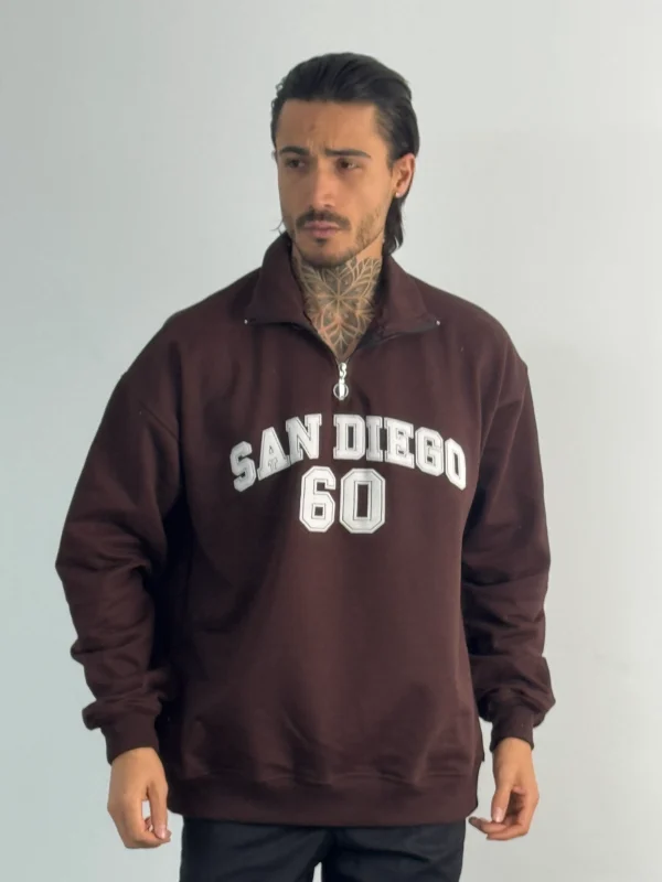 نیم زیپ مردانه سه نخ کد 3071-7 - Image 7