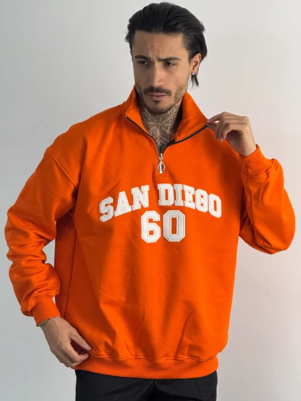 نیم زیپ مردانه سه نخ کد 3071-7 - Image 8