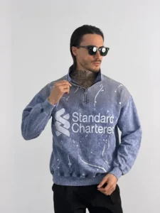 نیم زیپ سنگشور مردانه کد 3071-11