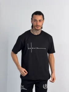 تیشرت مردانه گلدوزی مدل BALENCEکد 2002-5